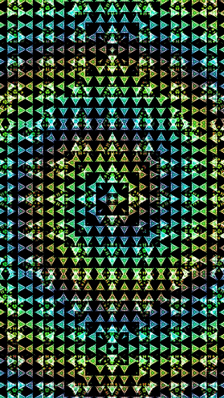 Обои узор, зеленый, наложение текстуры, текстура в разрешении 720x1280