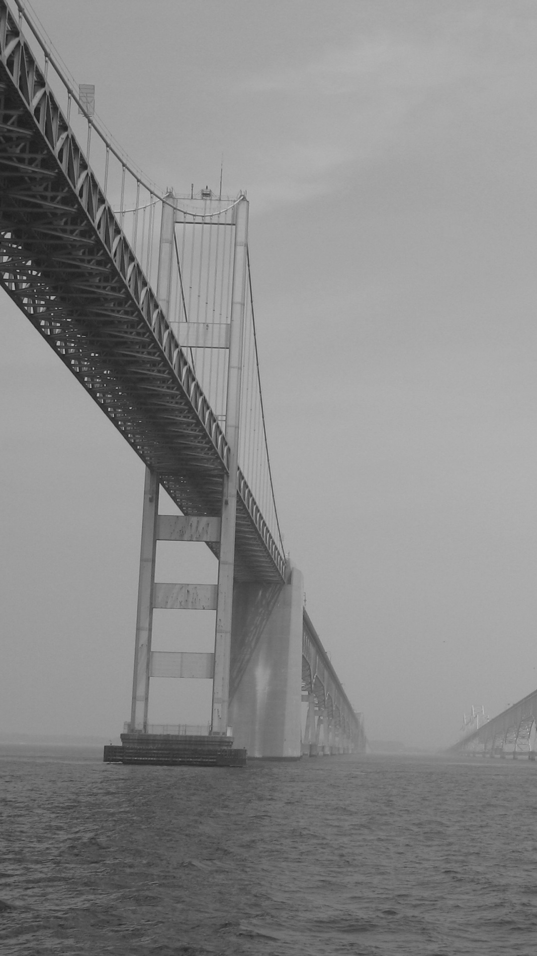 Обои Мост Через Чесапикский Залив, Чесапикский залив, мост, подвесной мост, extradosed мост в разрешении 1080x1920