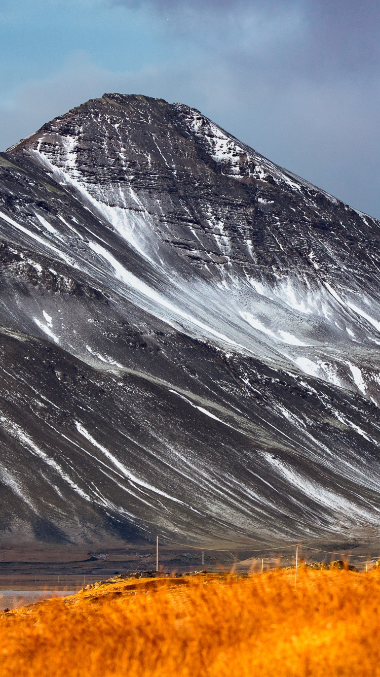 Обои горный рельеф, гора, природа, природный ландшафт, нагорье в разрешении 750x1334