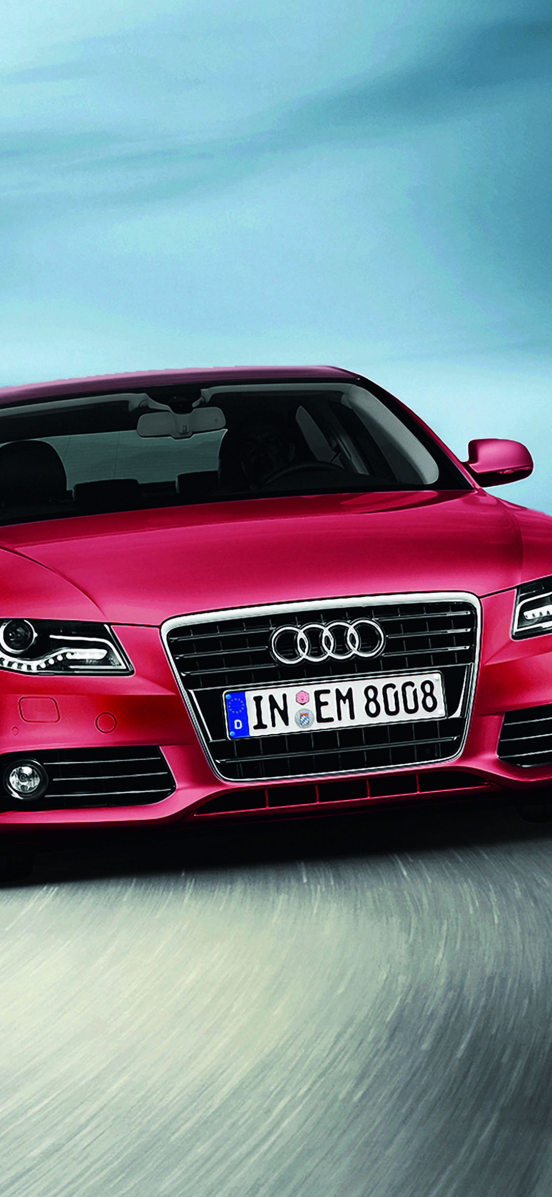 Обои 2009 Audi А4, audi, авто, семейный автомобиль, автомобиль среднего размера в разрешении 1125x2436