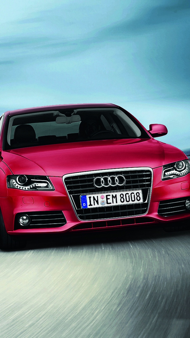Обои 2009 Audi А4, audi, авто, семейный автомобиль, автомобиль среднего размера в разрешении 720x1280
