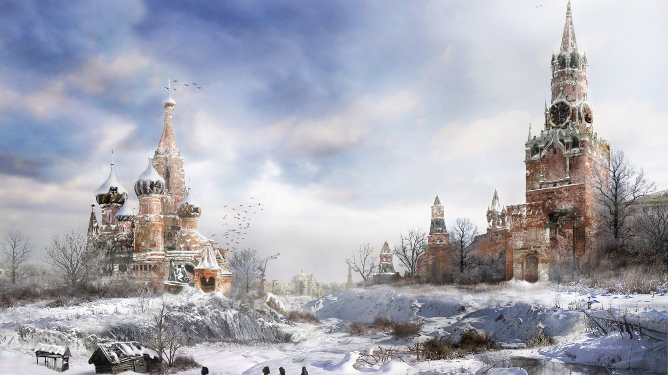 Обои ориентир, замораживание, снег, заморозки, дерево в разрешении 1366x768