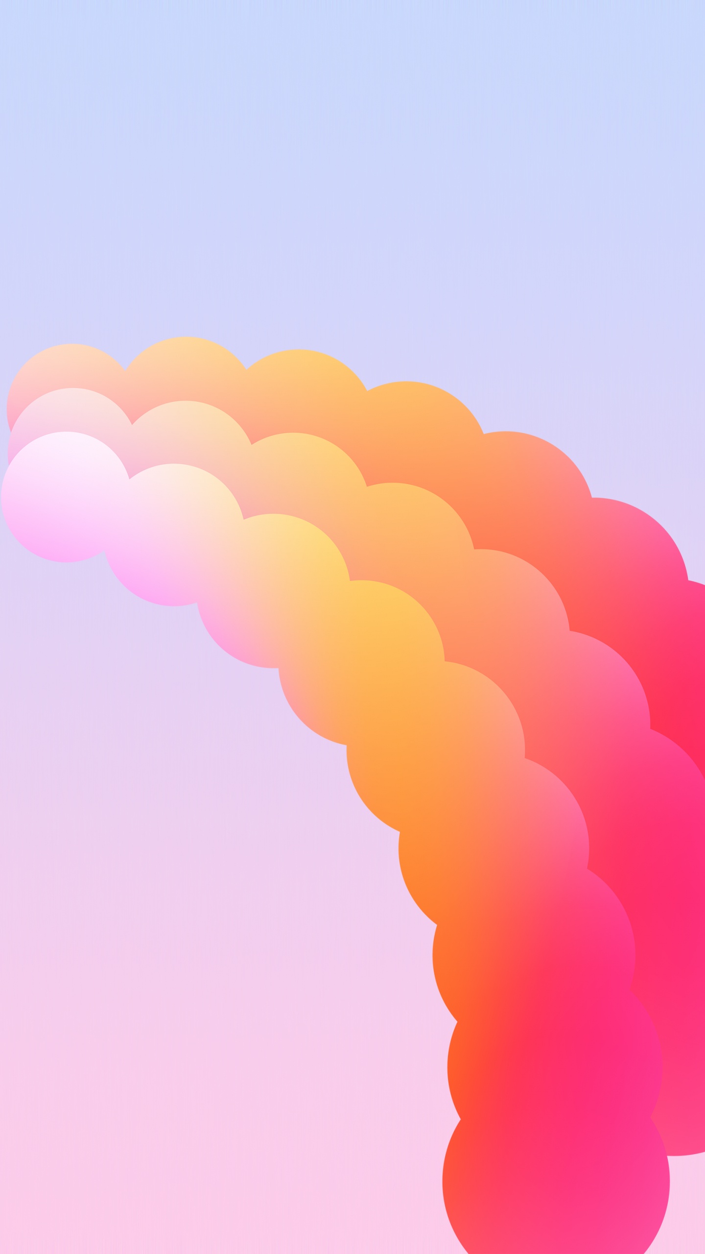 Обои fhd, смартфон, красный цвет, Оранжевый цвет, розовый в разрешении 1440x2560