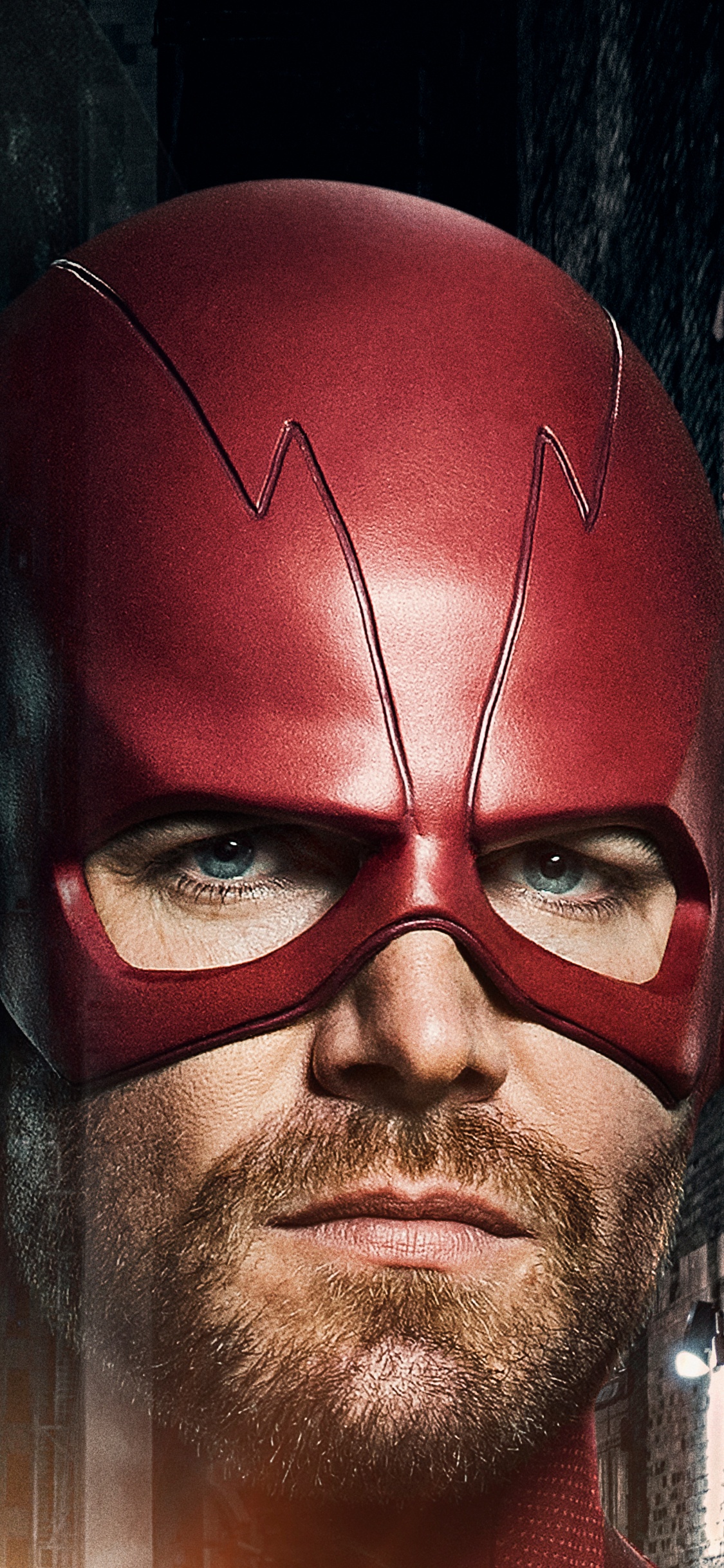 Обои Грант Гуштин, Оливер Куин, стрелка, Флэш, Стивен амелл в разрешении 1125x2436