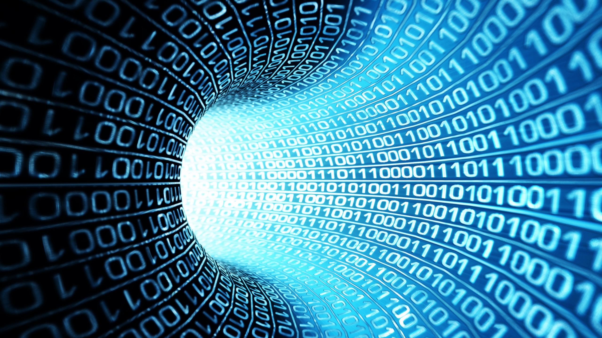 Обои синий, узор, круг, симметрия, дизайн в разрешении 2560x1440