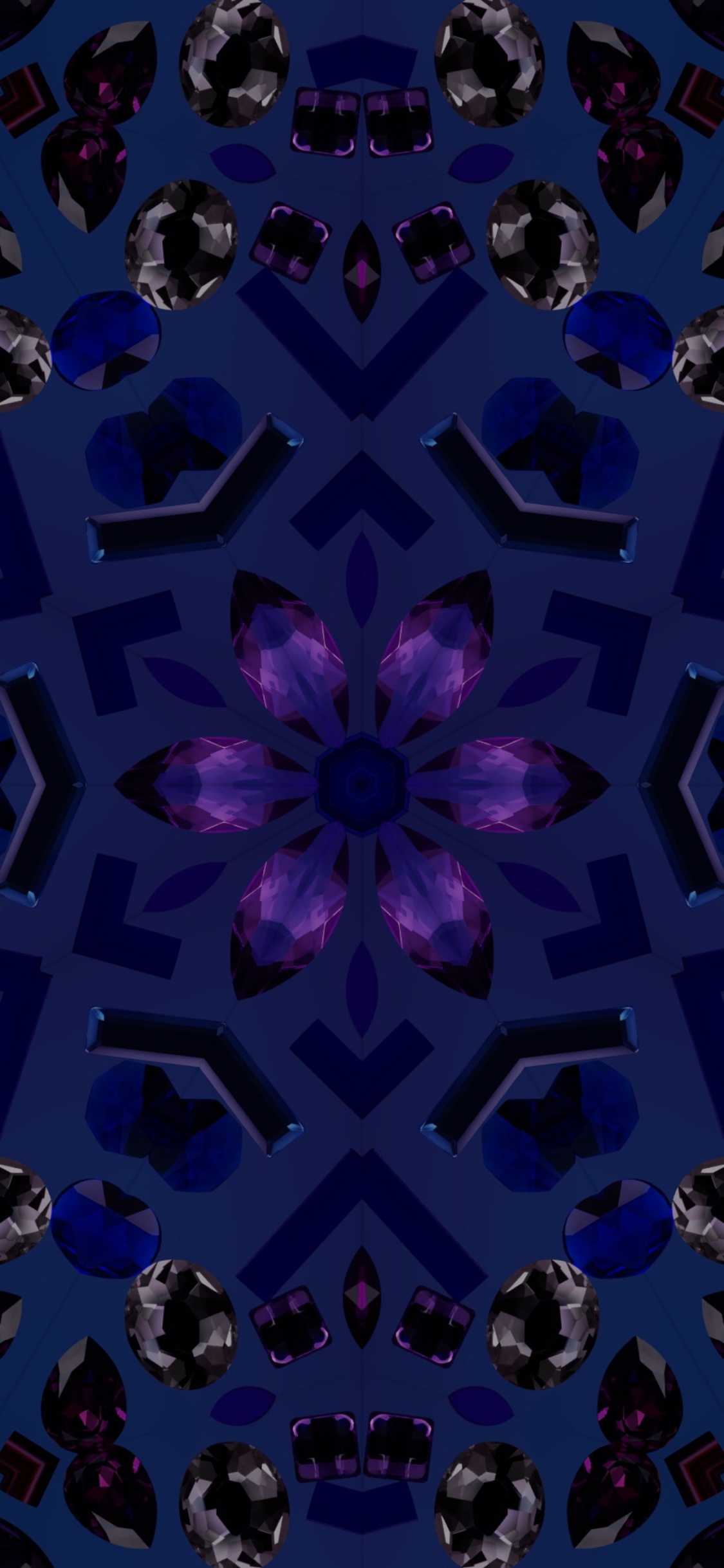 Обои яблоко, ios, калейдоскоп, apple, iOS 17 в разрешении 1125x2436