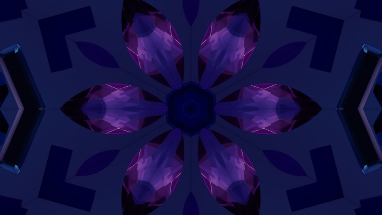 Обои яблоко, ios, калейдоскоп, apple, iOS 17 в разрешении 1280x720