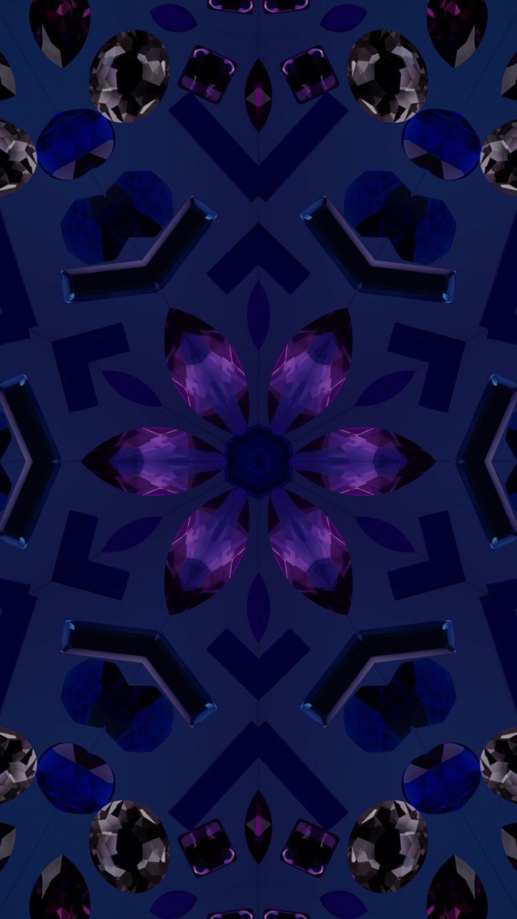 Обои яблоко, ios, калейдоскоп, apple, iOS 17 в разрешении 750x1334