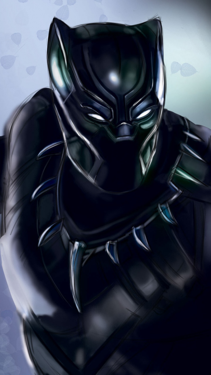 Обои Черная пантера, Ваканда, супергерой, Бэтмен, суперзлодей в разрешении 720x1280