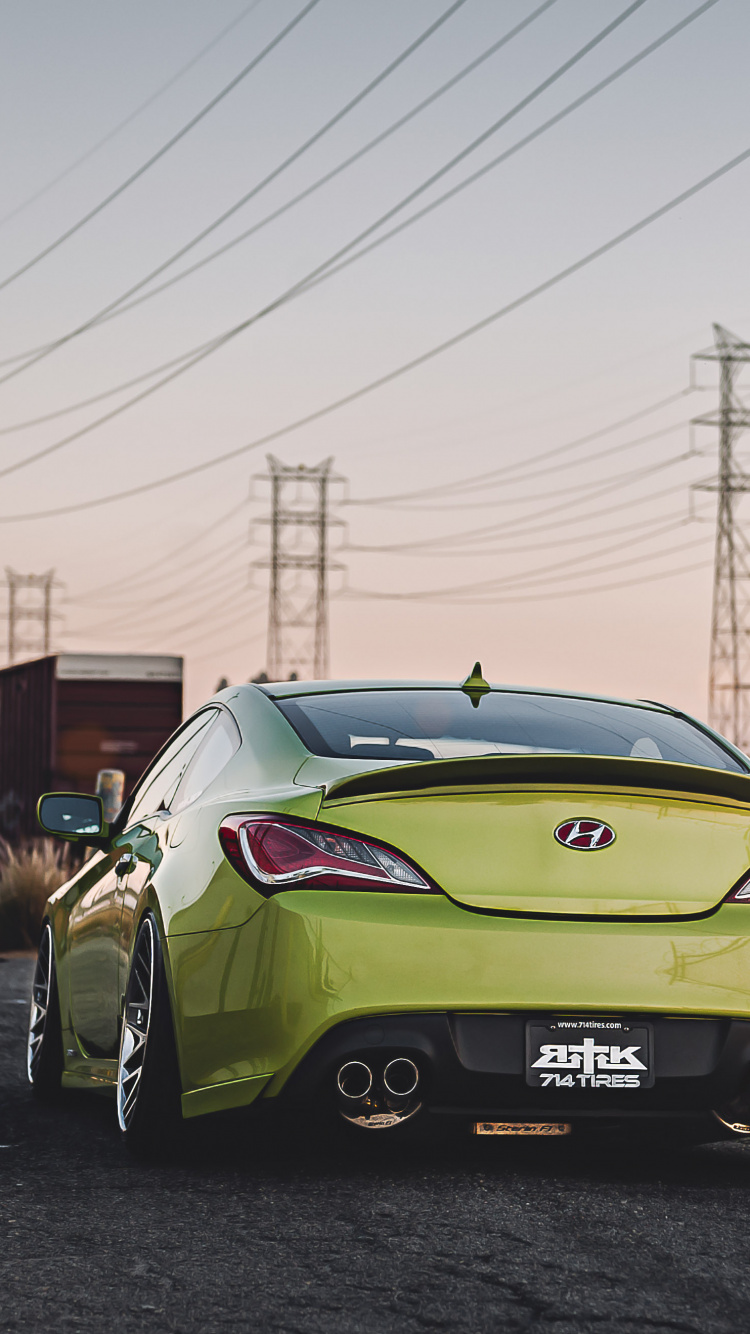 Обои Хендай Генезис Купе, авто, спорткар, Хендэ Мотор Компании, генезис в разрешении 750x1334