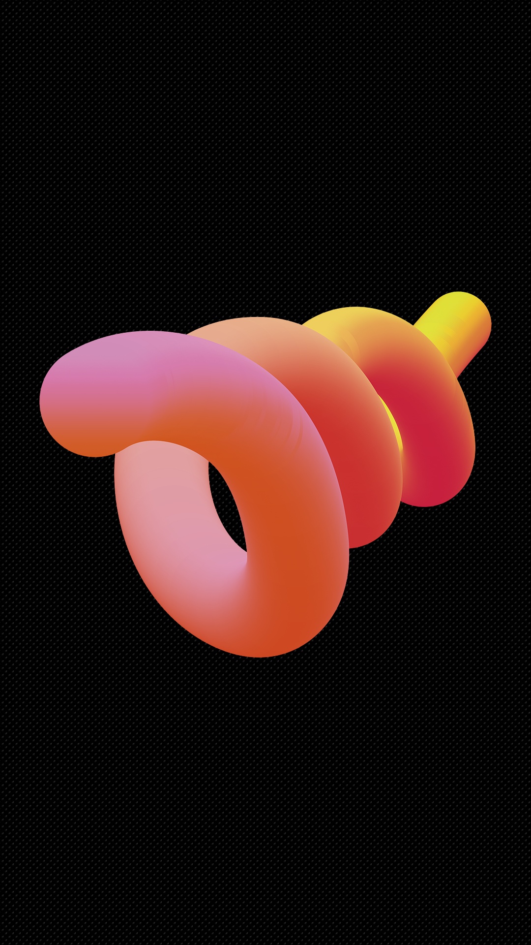 Обои Оранжевый цвет, графика, дизайн, векторная графика, рука в разрешении 1080x1920