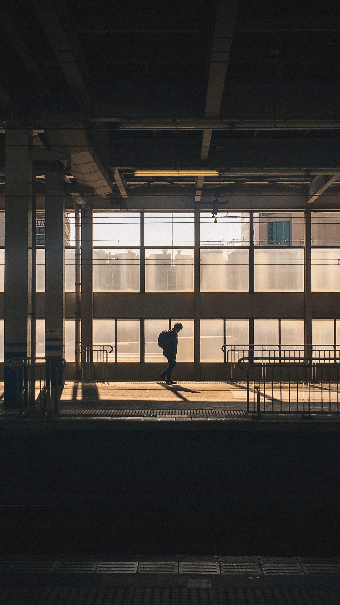 Обои железо, Япония, линия, здание, металл в разрешении 1440x2560