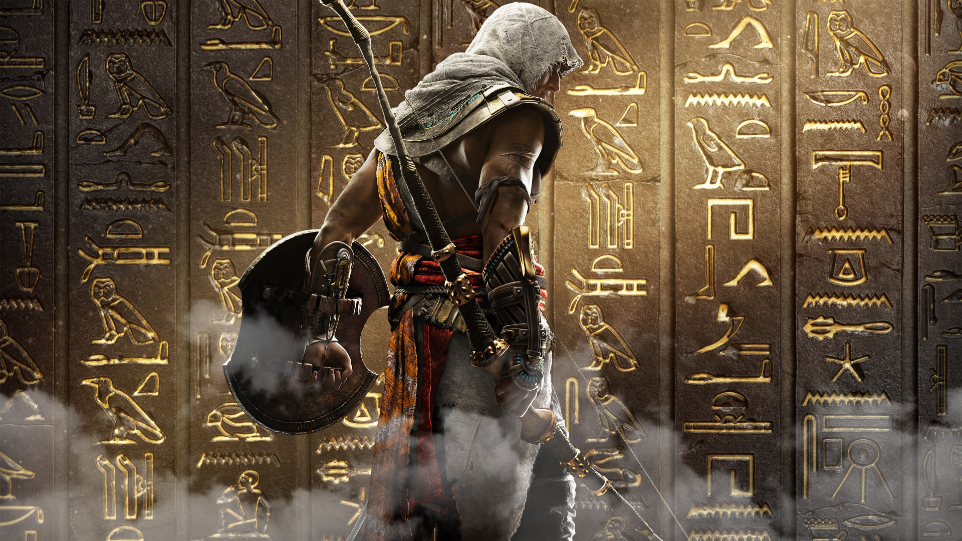 Обои assassins creed origins, мифология, убийца, видеоигра в разрешении 1920x1080
