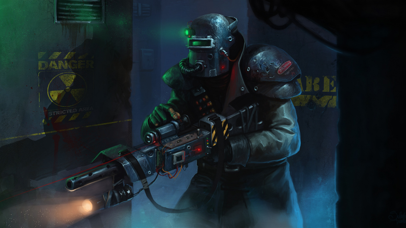 Обои арт, компьютерная игра, шутер, игры, приключенческая игра в разрешении 1366x768