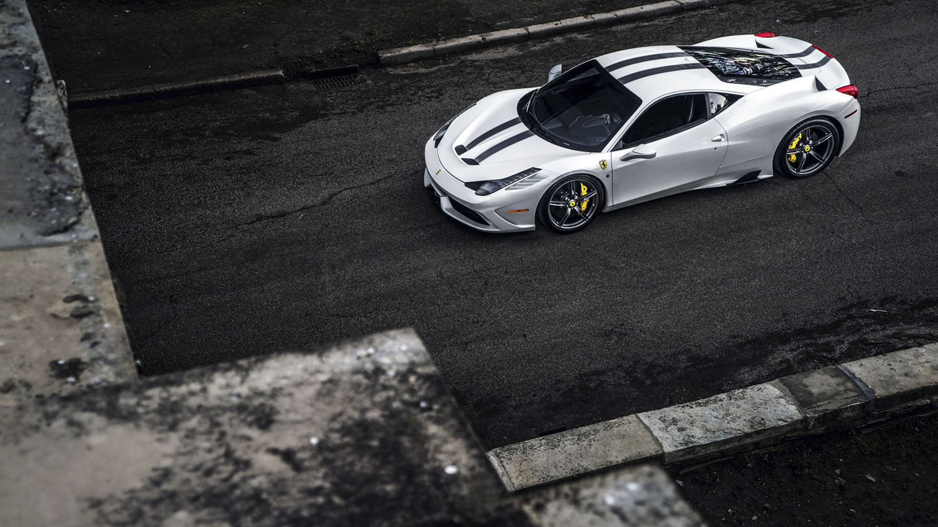 Обои суперкар, спорткар, гоночный автомобиль, наземный транспорт, Феррари 458 специале в разрешении 1920x1080