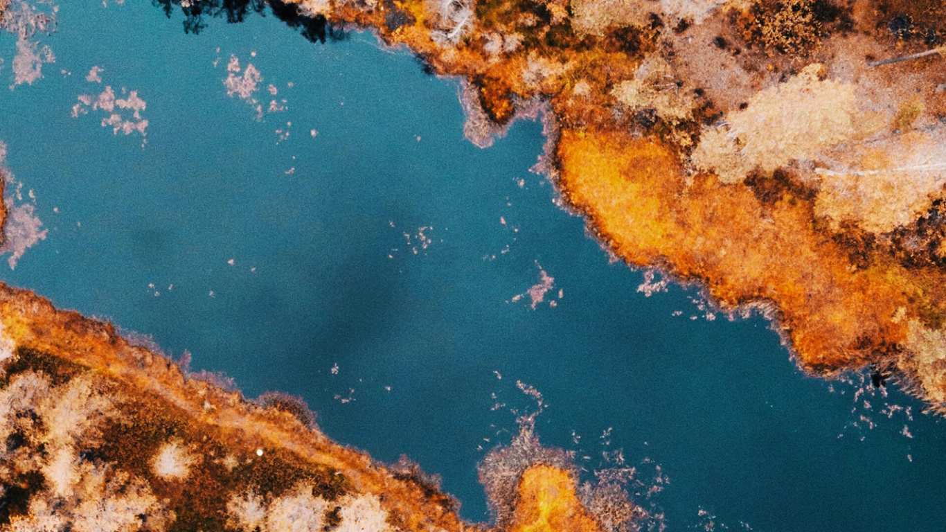 Обои отражение, вода, гидроресурсы, лазурный, природный ландшафт в разрешении 1366x768