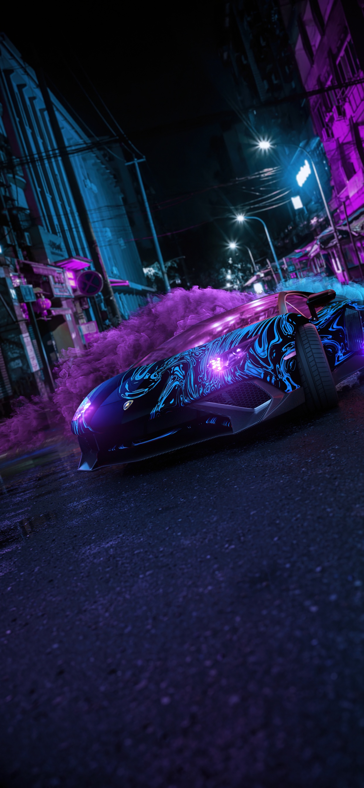 Обои андроид, яблоко, шина, колесо, автомобильное освещение в разрешении 1242x2688