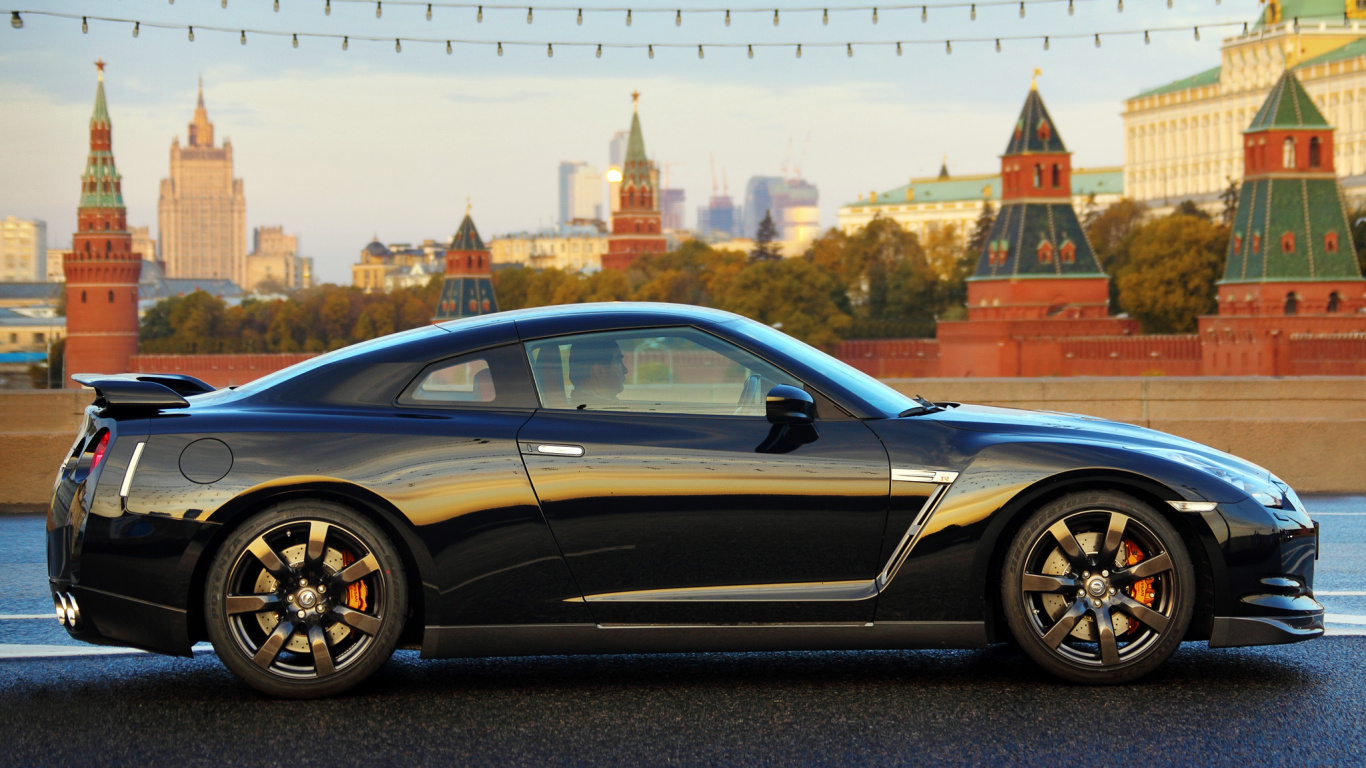 Обои nissan gt r, авто, спорткар, Ниссан, суперкар в разрешении 1366x768