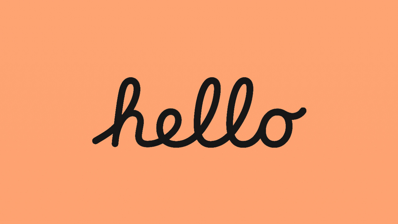 Обои арт, коричневый цвет, персик, прямоугольник, марка в разрешении 1280x720