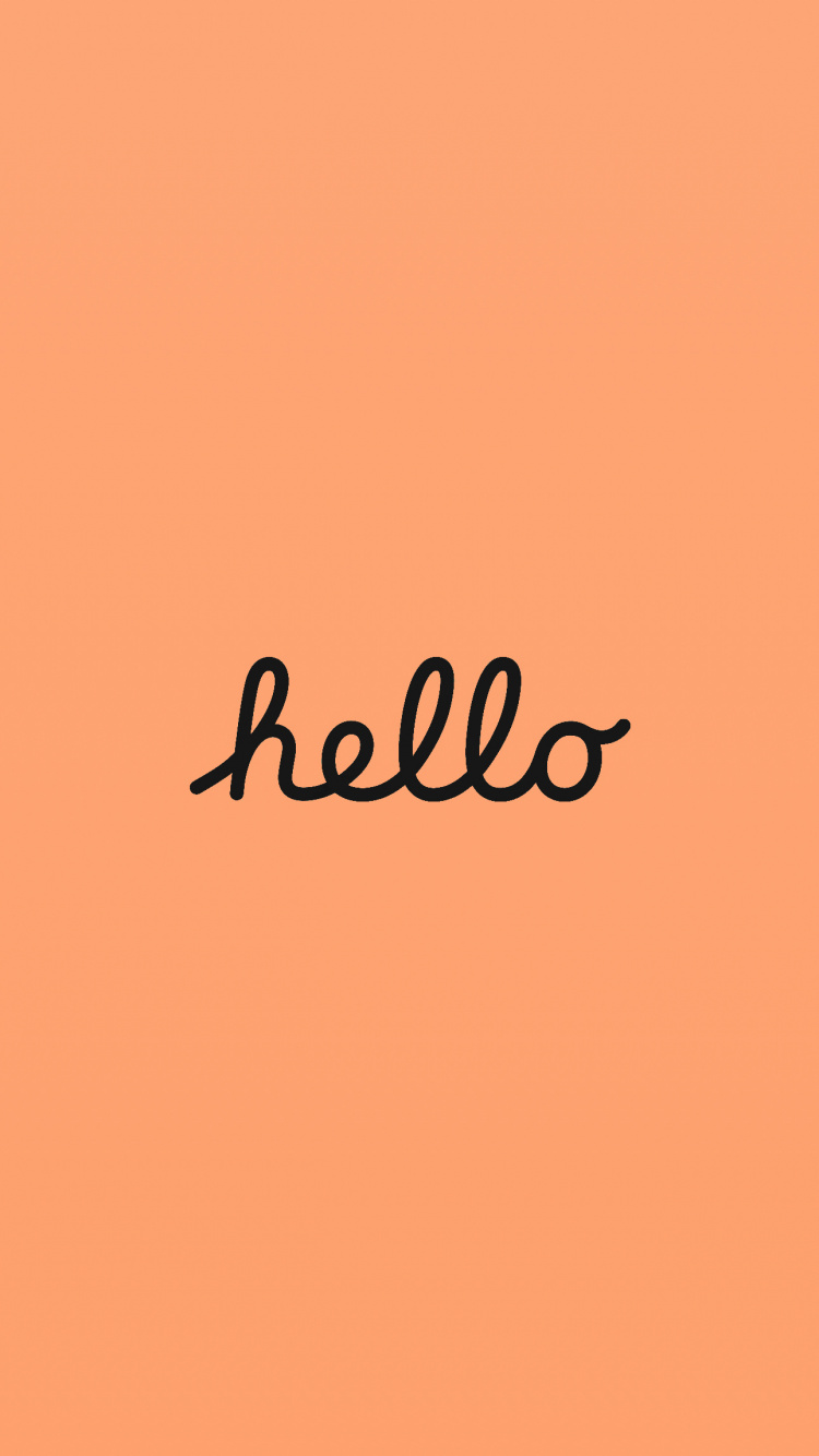 Обои арт, коричневый цвет, персик, прямоугольник, марка в разрешении 750x1334