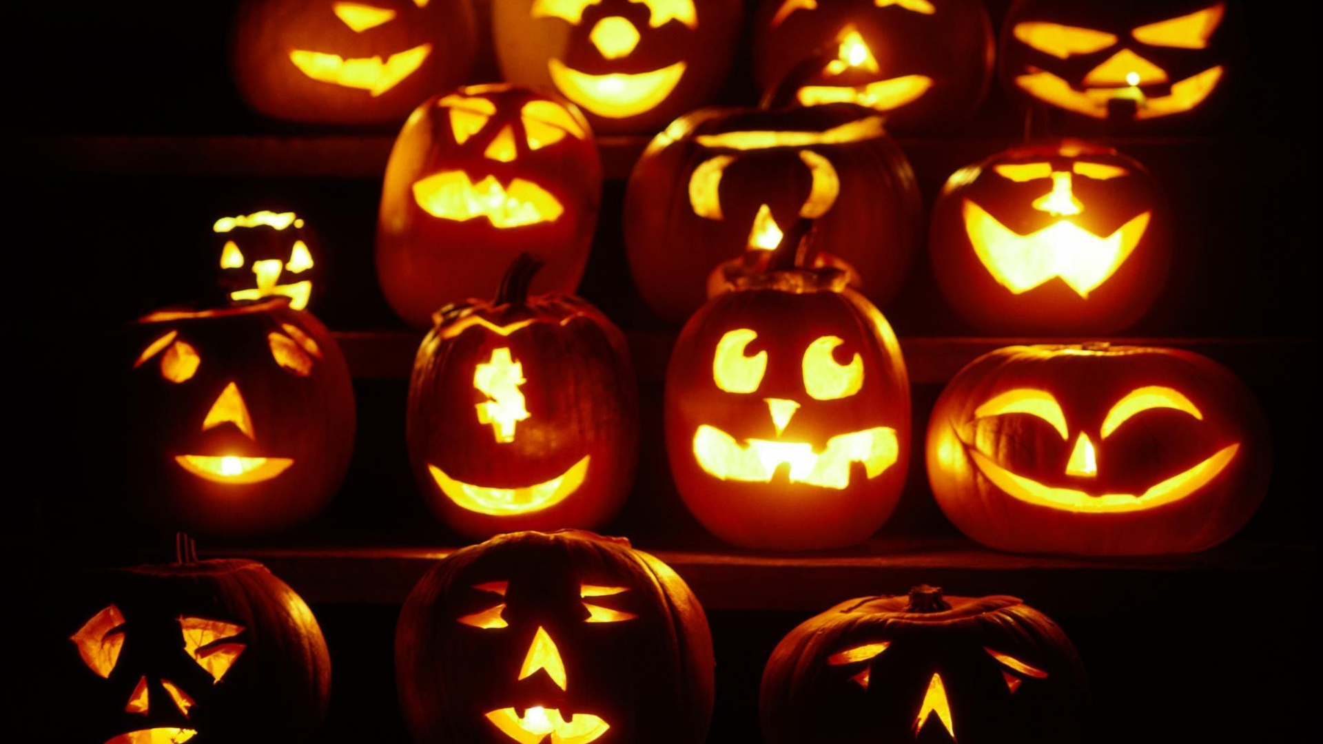 Обои тыква, калебас, резьба, Хэллоуин, тыквенных в разрешении 1920x1080