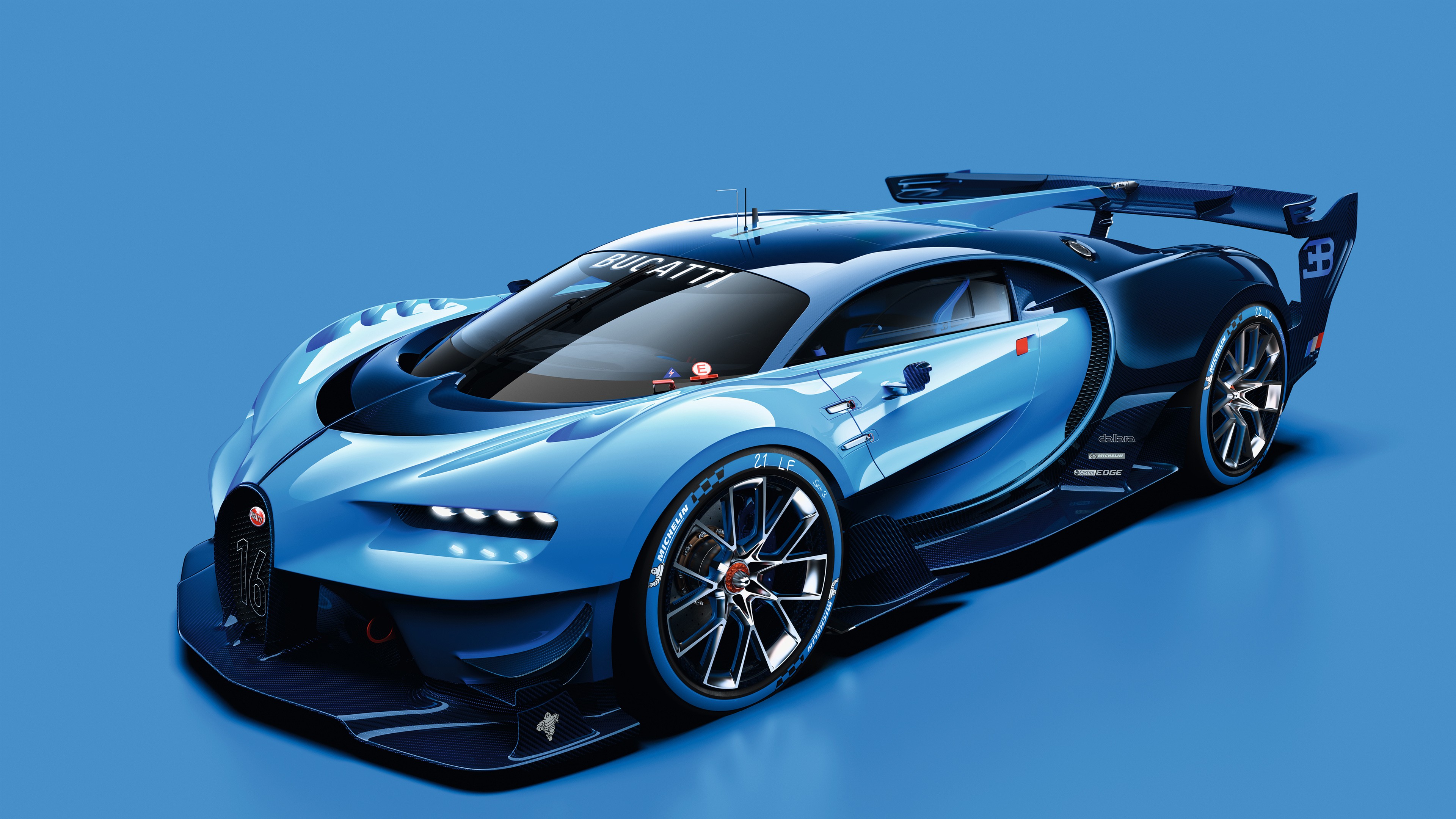 Обои bugatti vision gran turismo, bugatti, Бугатти Тип 57, легковые автомобили, Бугатти вейрон в разрешении 3840x2160