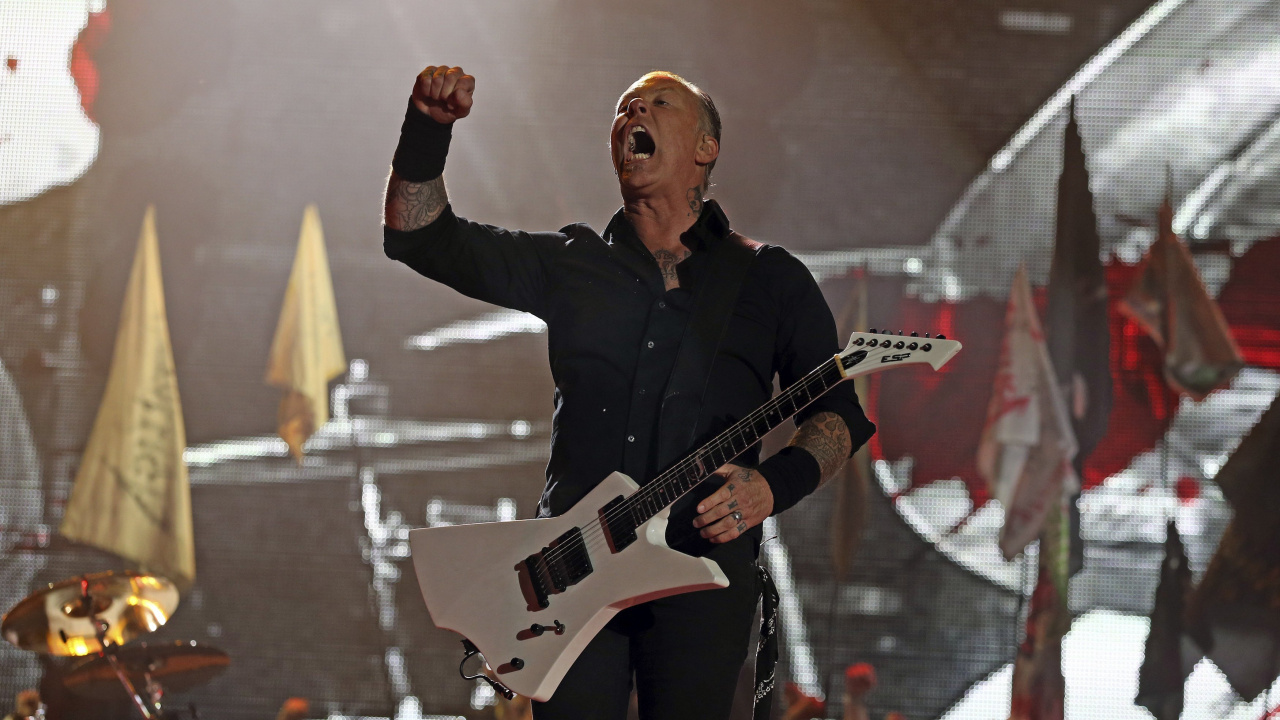 Обои гитара, концерт, Metallica, музыкант, гитарист в разрешении 1280x720