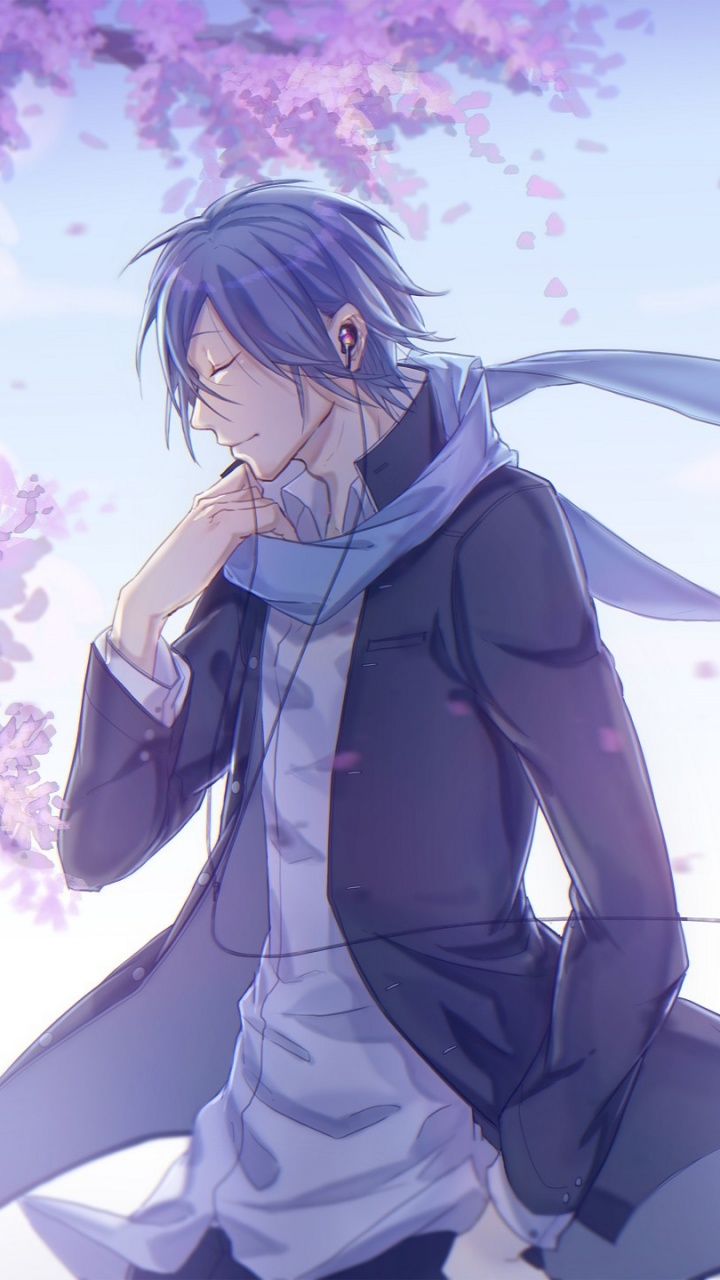 Обои кайто, вокалоид, Хацунэ Мику, kagamine Рин лен, аниме в разрешении 720x1280