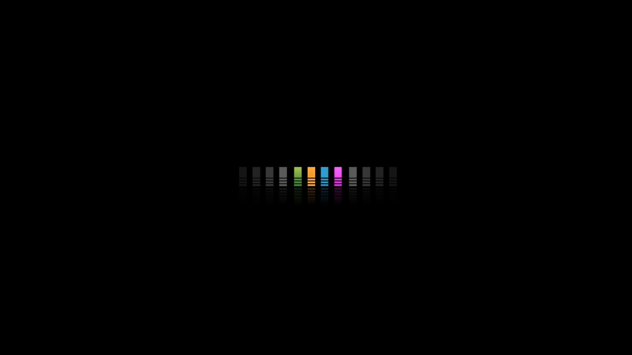 Обои свет, черный, круг, круги, полночь в разрешении 1280x720