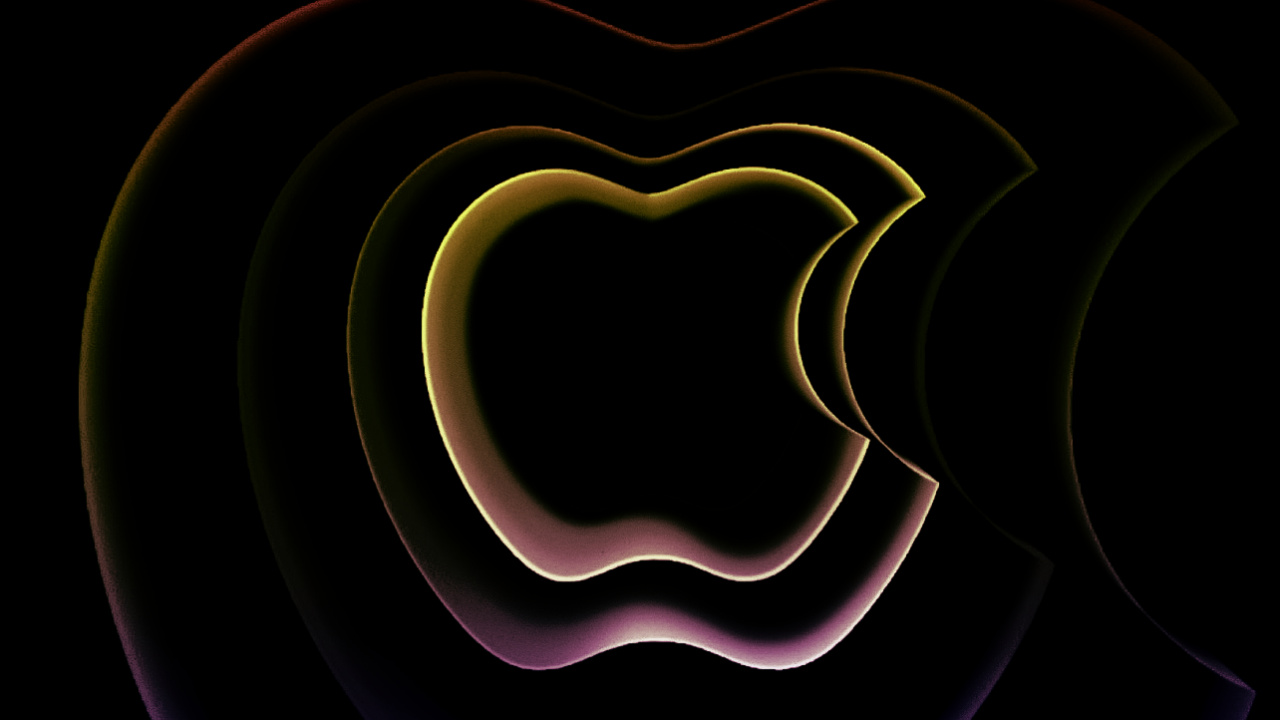 Обои свет, арт, линия, пурпурный цвет, симметрия в разрешении 1280x720