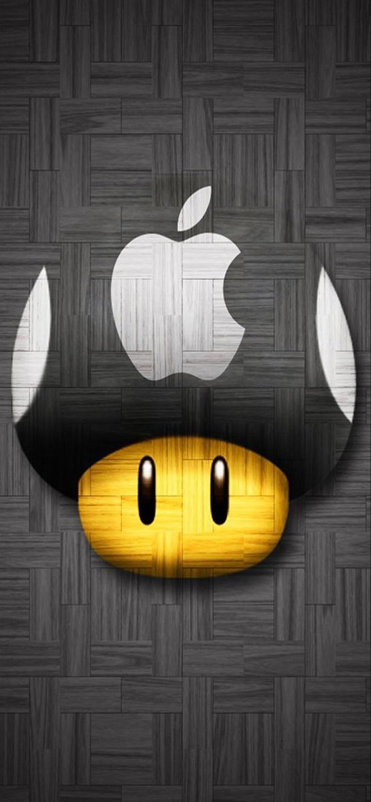 Обои древесина, иллюстрация, улыбка, арт, fondos де pantalla де zomboy в разрешении 1242x2688