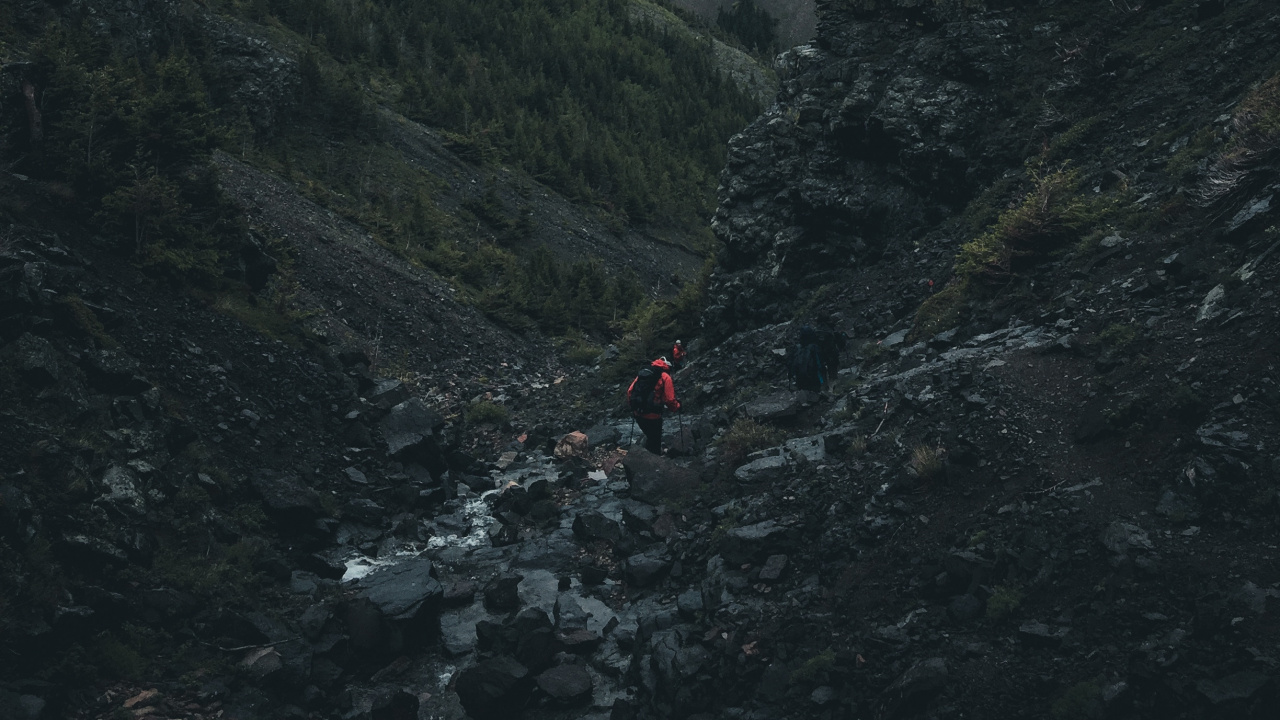 Обои горный рельеф, нагорье, хребет, горная станция, облако в разрешении 1280x720