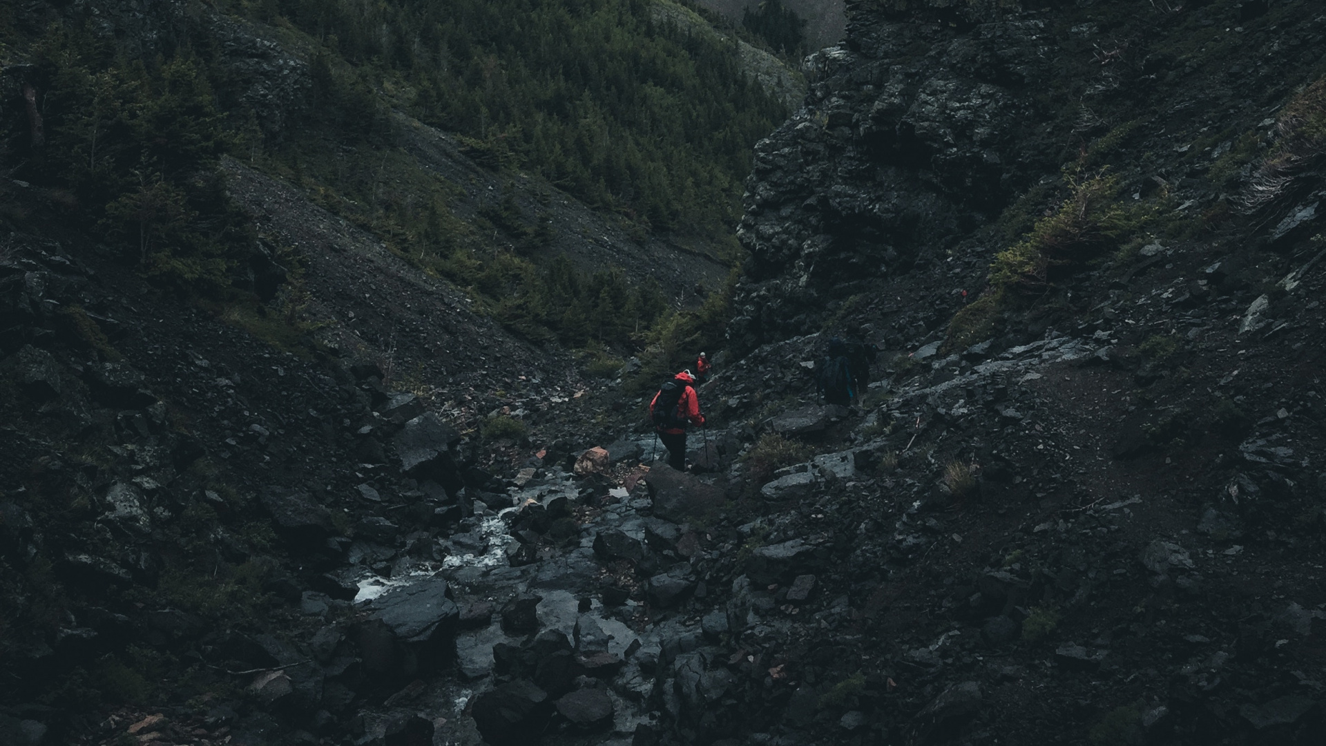 Обои горный рельеф, нагорье, хребет, горная станция, облако в разрешении 1920x1080