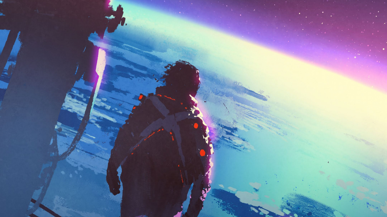 Обои Huawei, Honor Play, Научная фантастика, сознание и научная фантастика, фикция в разрешении 1280x720