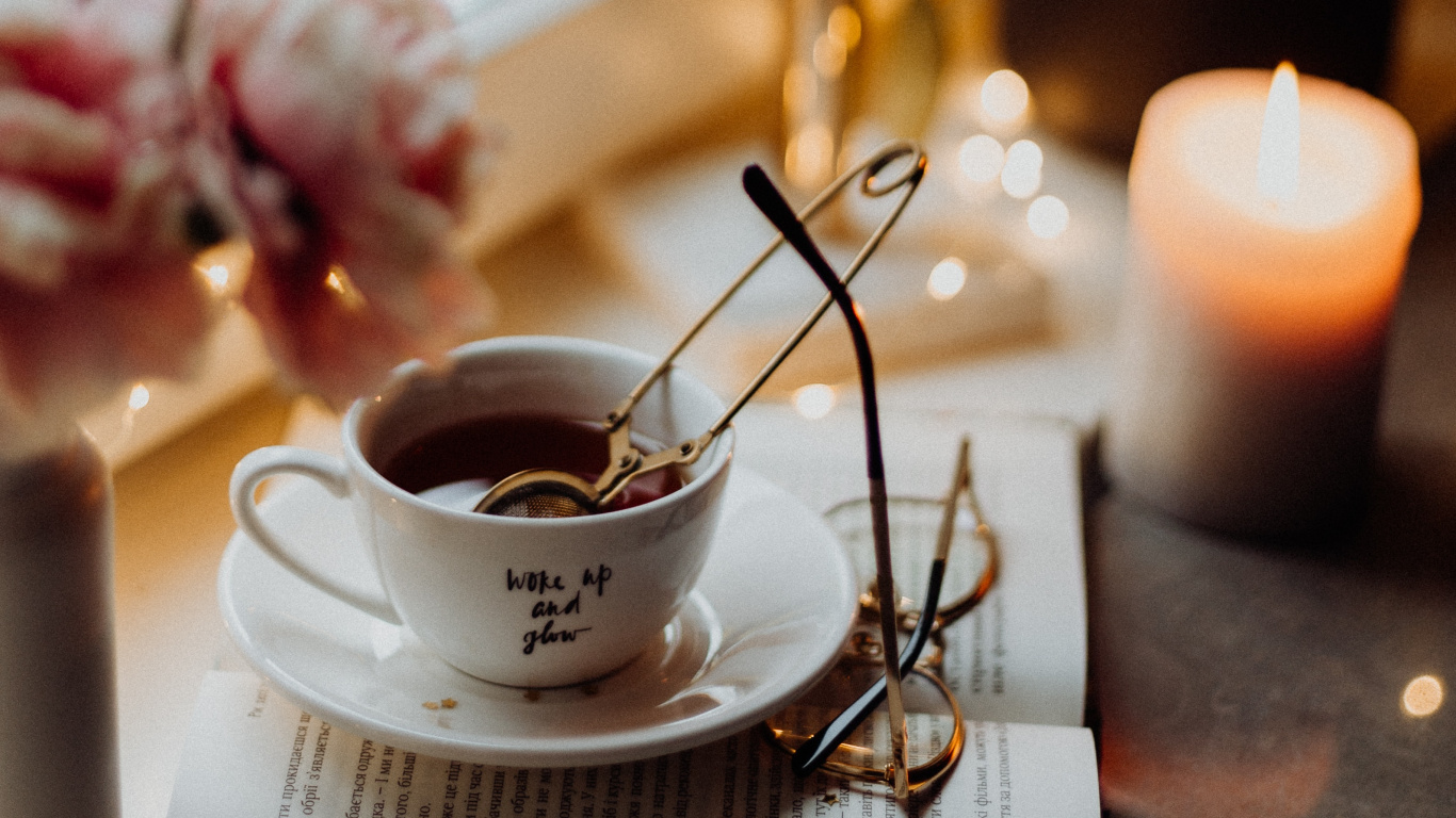 Обои чашка, кофейная чашка, блюдце, таблица, чайная чашка в разрешении 1366x768