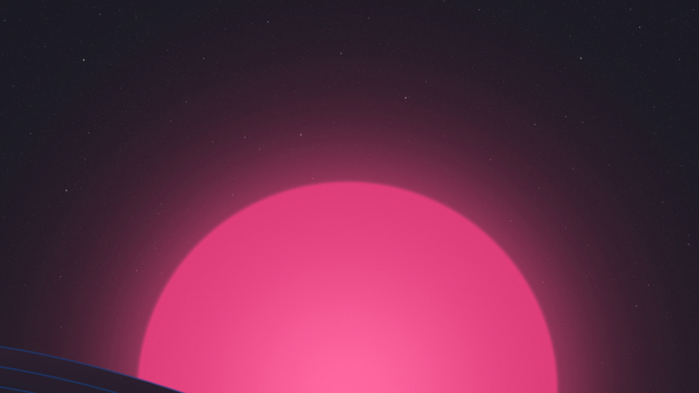 Обои темнота, ночь, астрономический объект, небесное явление, графика в разрешении 1366x768