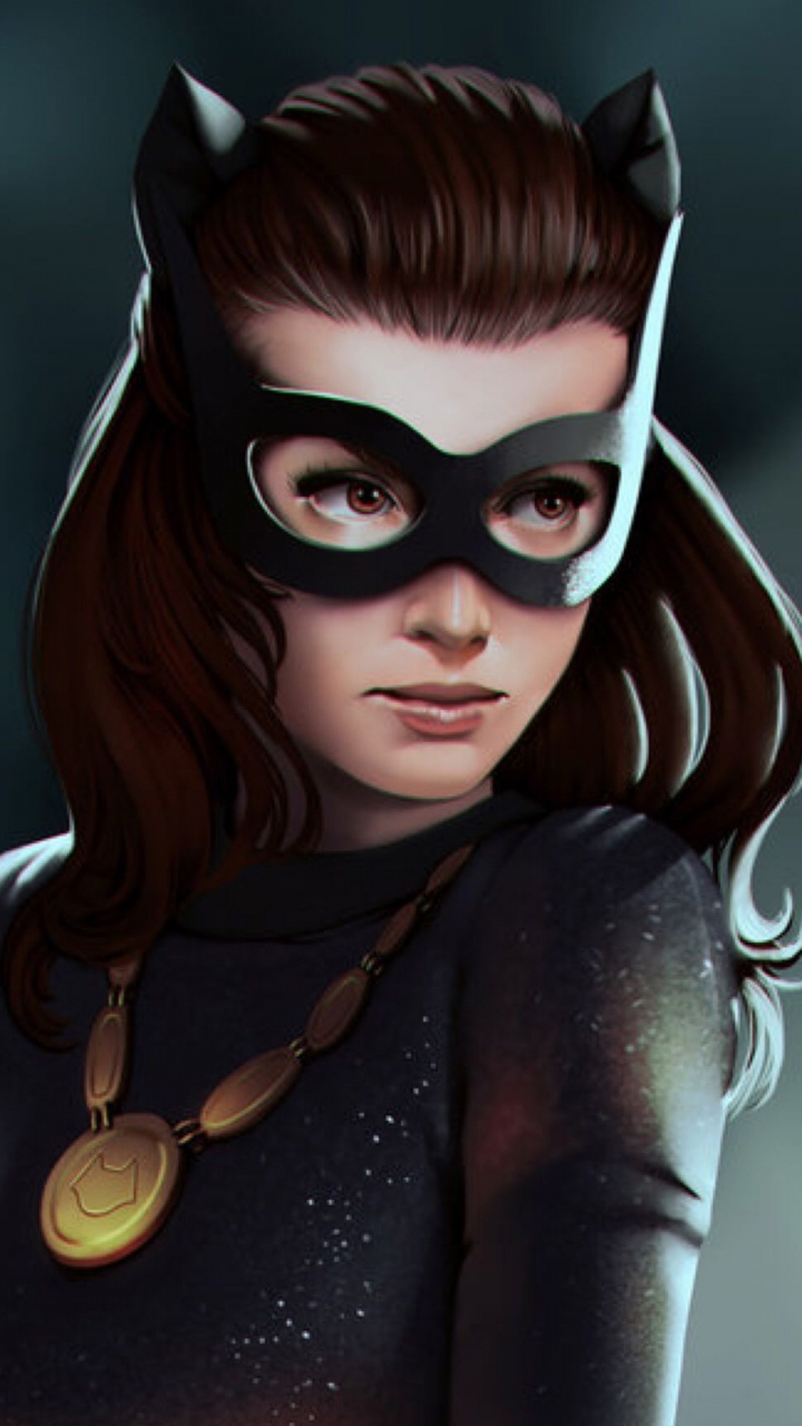 Обои цифровое искусство, Бэтмен, суперзлодей, вымышленный персонаж, арт в разрешении 720x1280