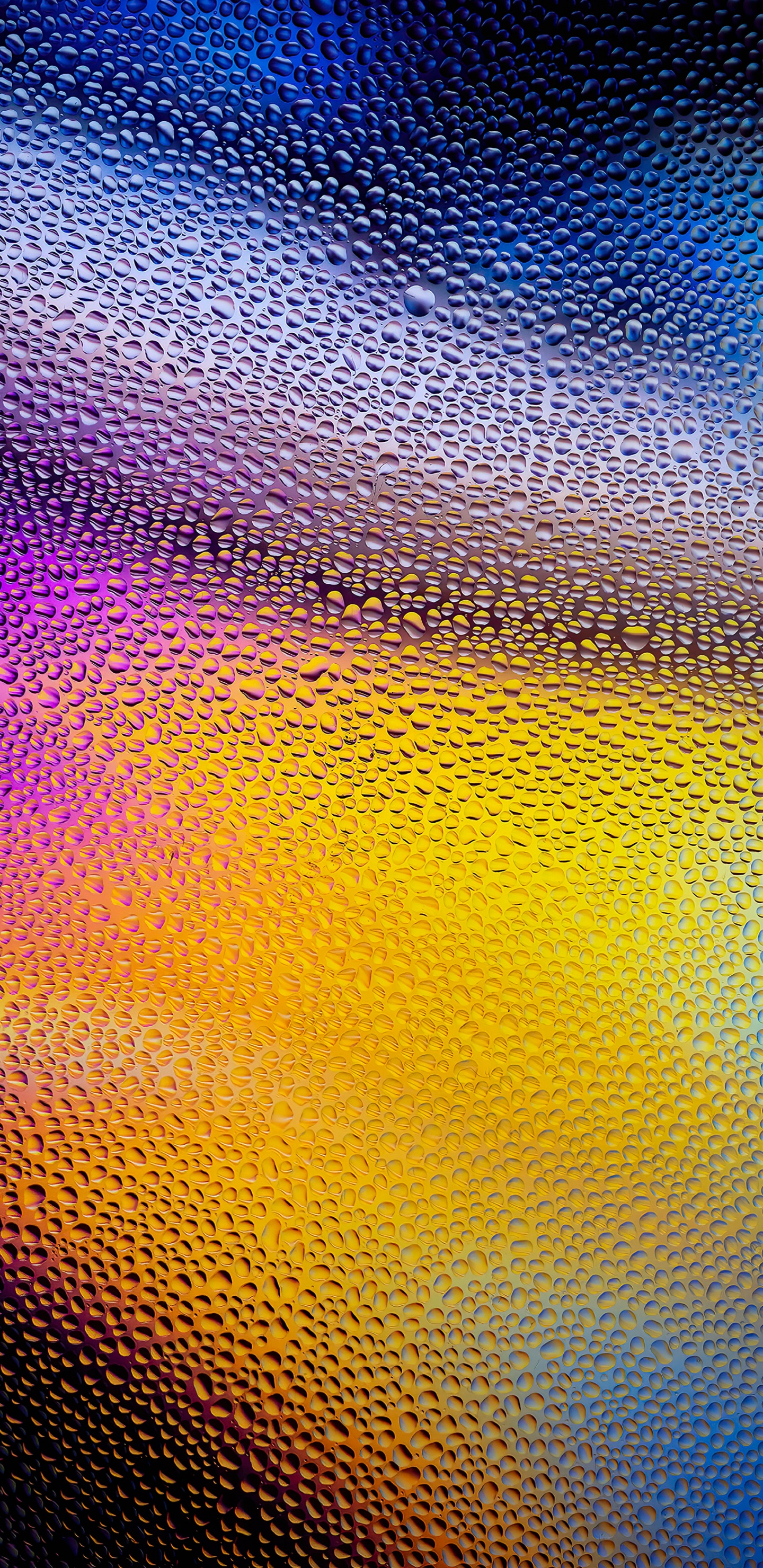 Обои крупный план, Оранжевый цвет, материальное свойство, узор, электрик в разрешении 1440x2960