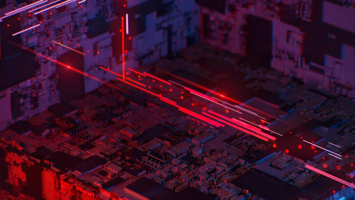 Обои Razer, Razer Phone 2, Razer Phone, смартфон, красный цвет в разрешении 1366x768