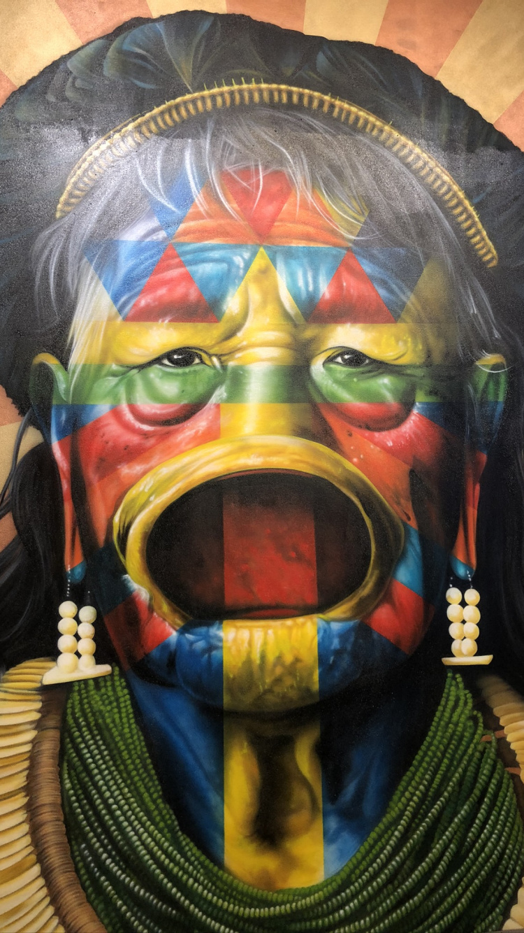 Обои Майами, визуальное искусство, произведение искусства, Эдуардо Кобра Финал 1, кобра 5 в разрешении 750x1334