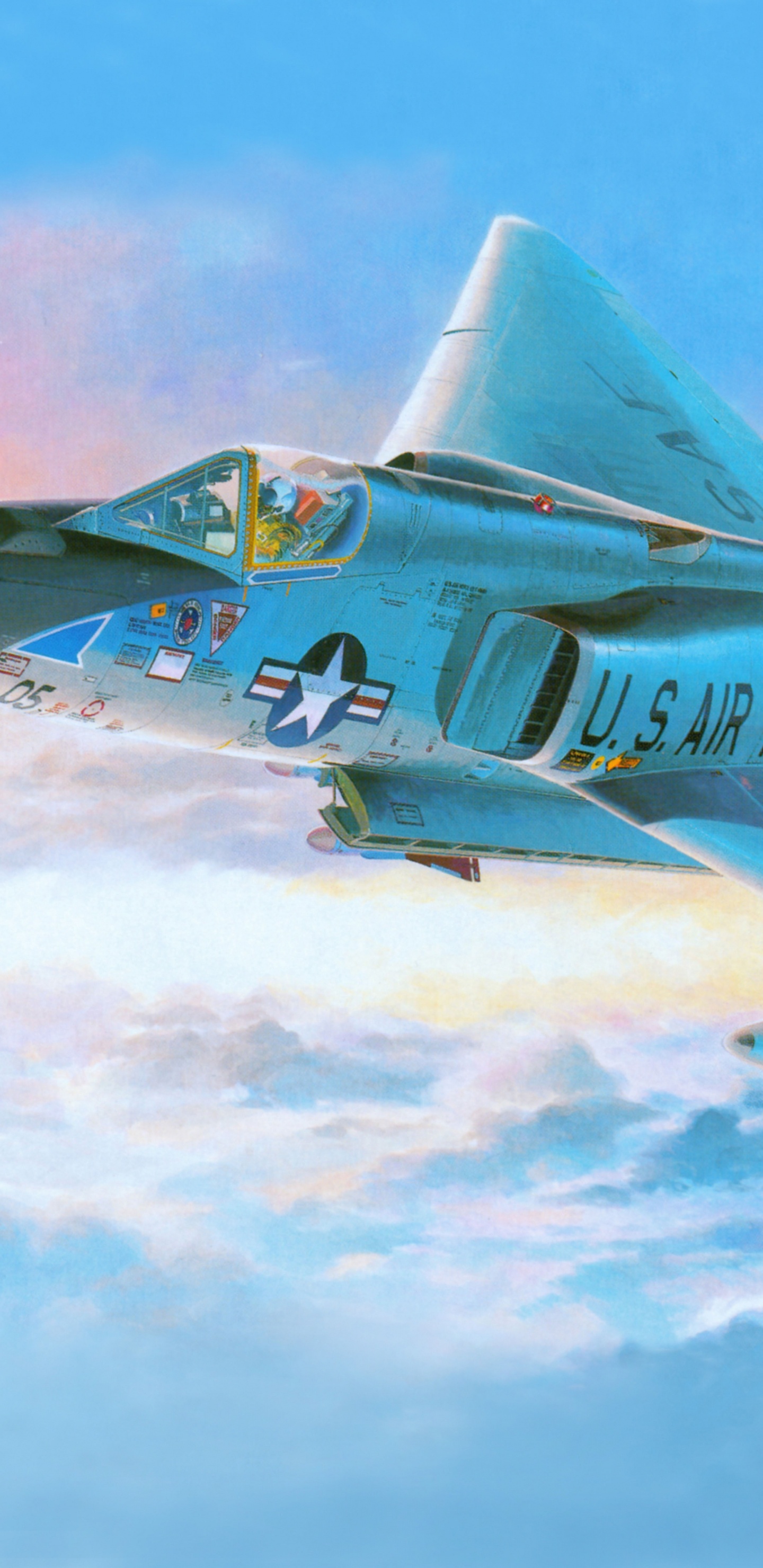 Обои самолеты, военный самолет, корпорация хасегава, самолет, истребительная авиация в разрешении 1440x2960