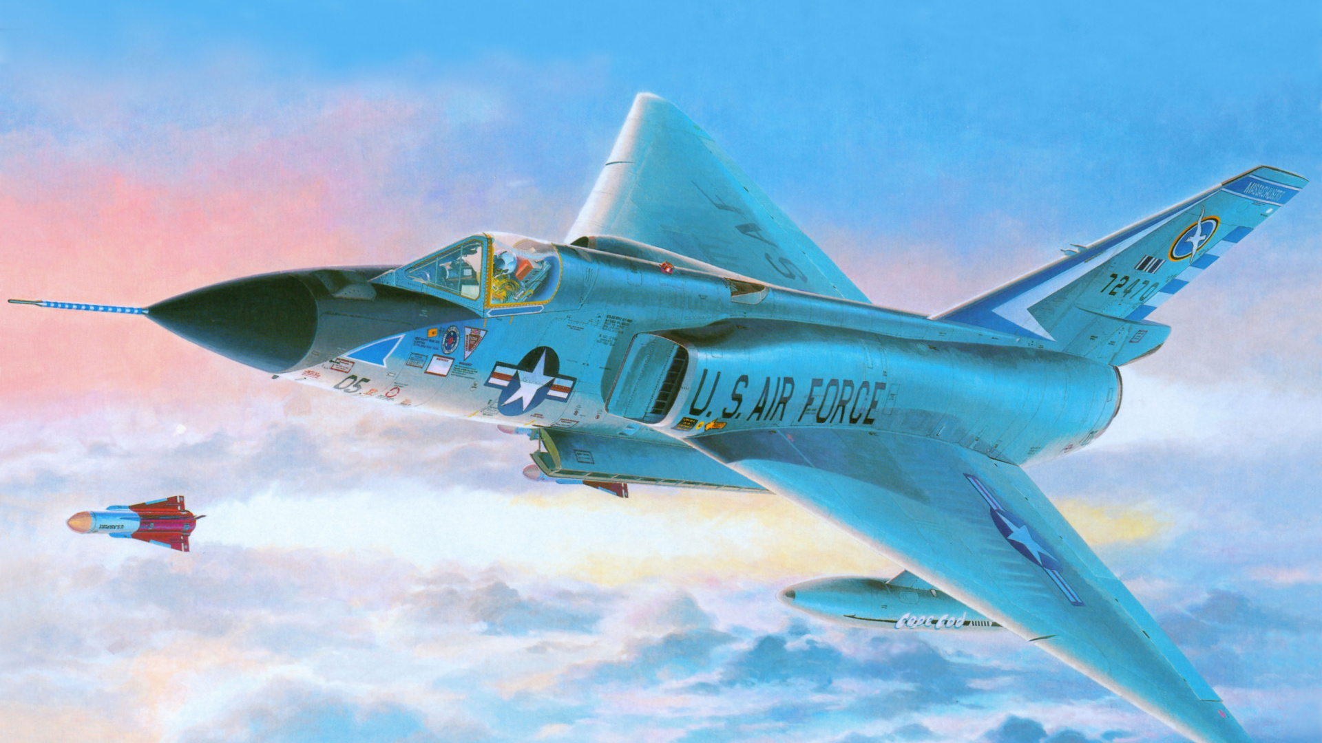 Обои самолеты, военный самолет, корпорация хасегава, самолет, истребительная авиация в разрешении 1920x1080