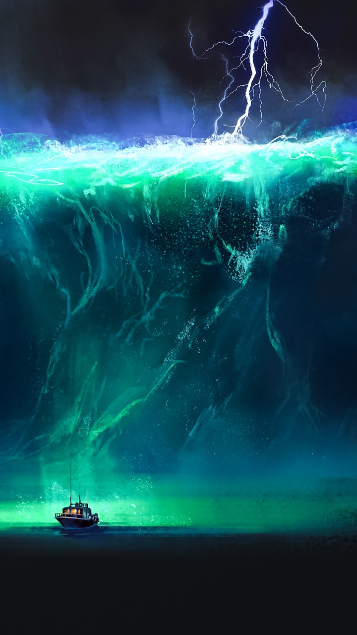 Обои лодка, xaetis, вода, гидроресурсы, атмосфера в разрешении 720x1280