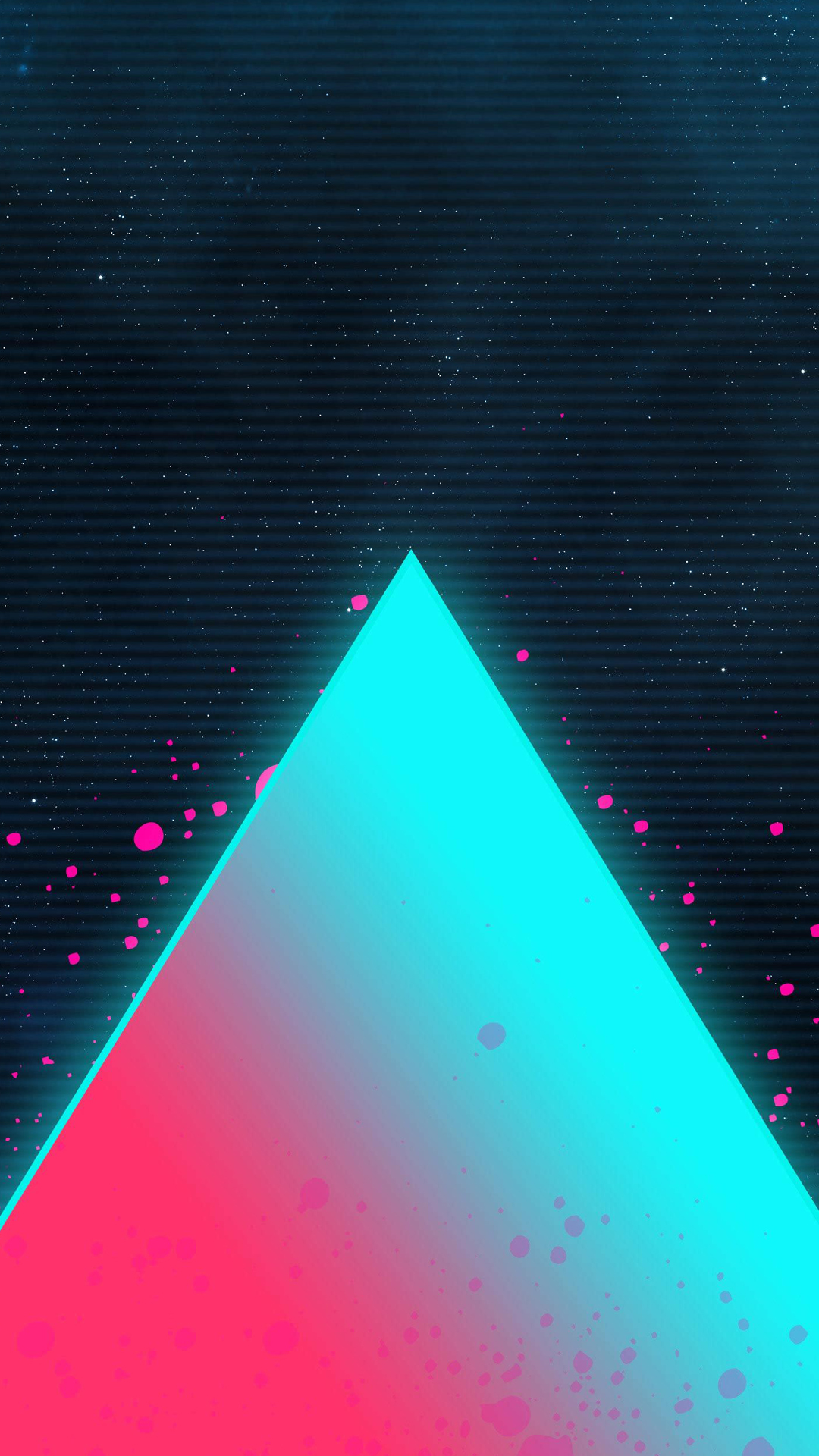 Обои эстетика, Ретровейв, амолед, андроид, Synthwave в разрешении 1080x1920