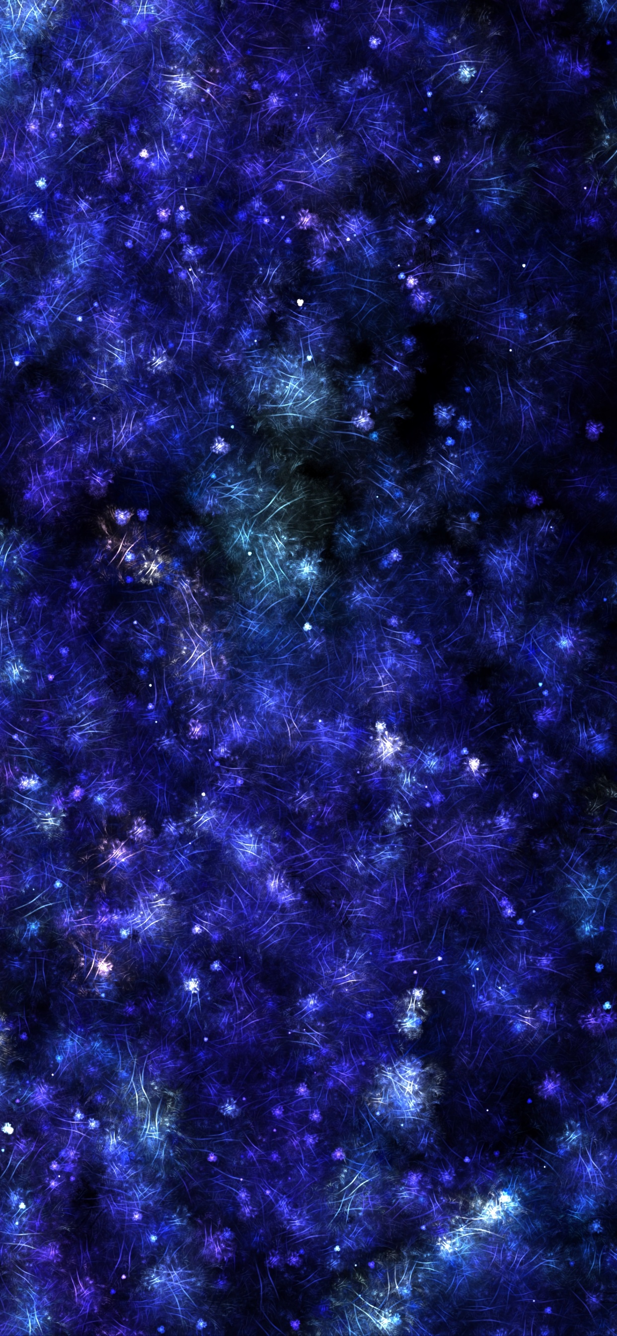 Обои фрактал, синий, пурпур, Фиолетовый, астрономический объект в разрешении 1242x2688