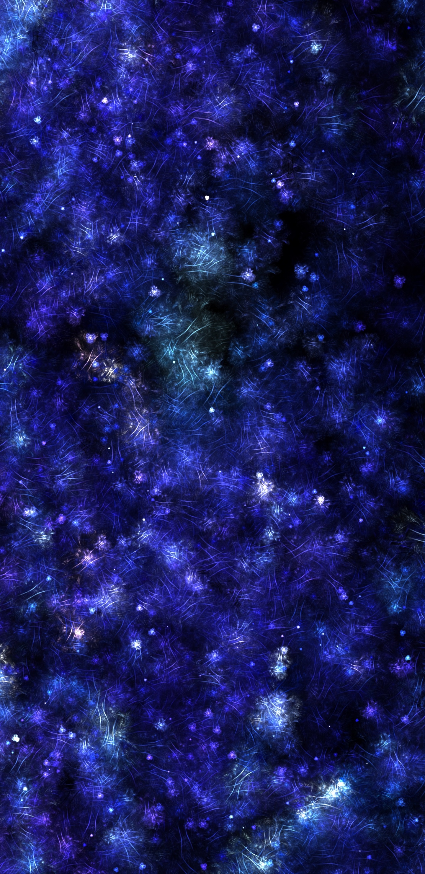 Обои фрактал, синий, пурпур, Фиолетовый, астрономический объект в разрешении 1440x2960