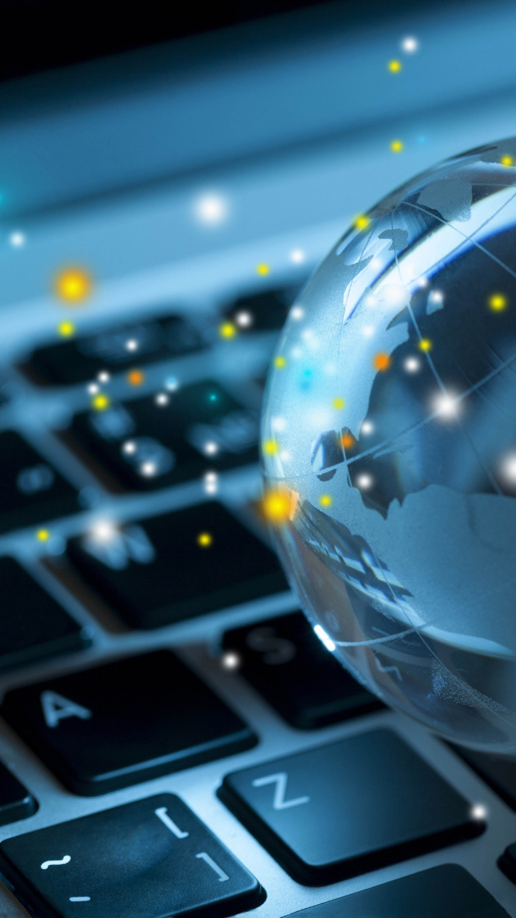 Обои технологии, космос, сфера, мир, земля в разрешении 750x1334