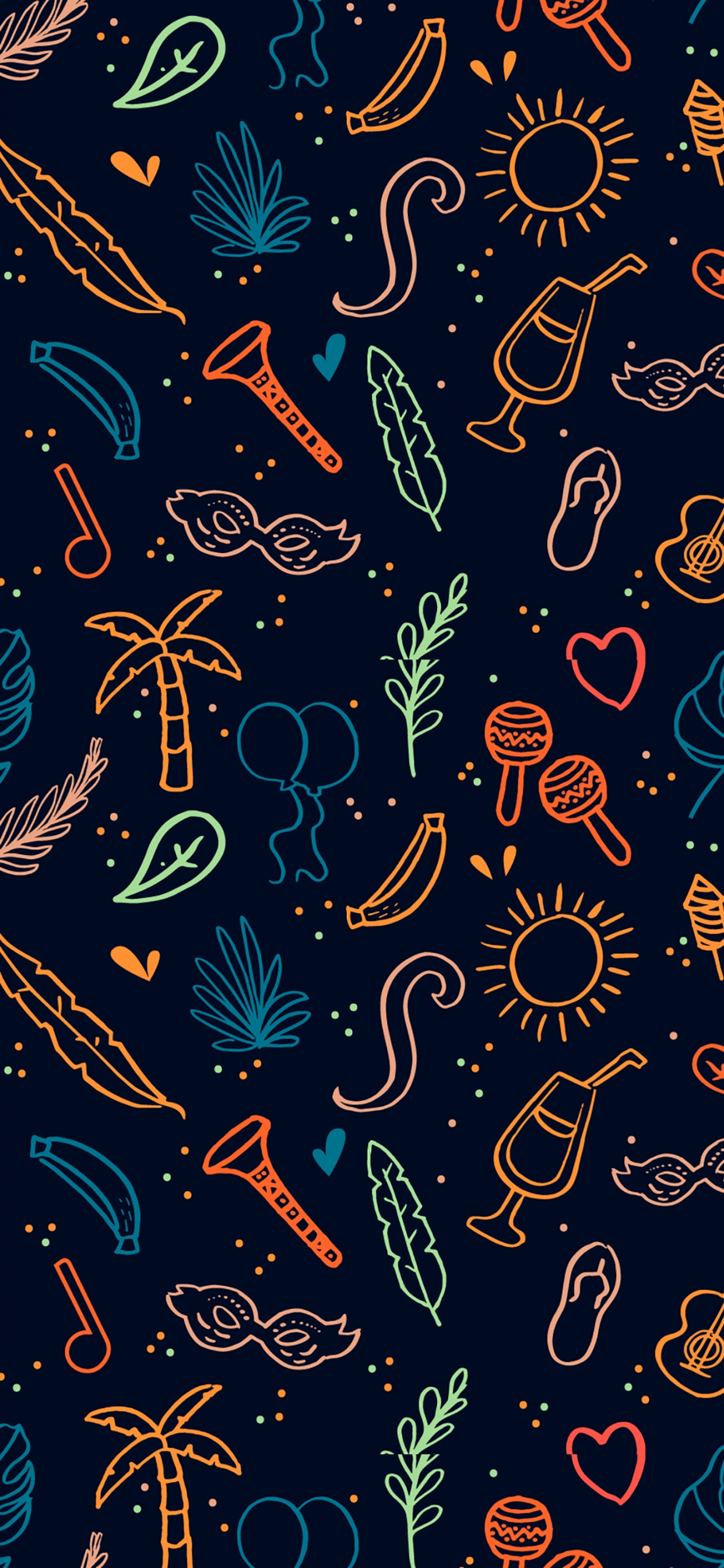 Обои узор, дизайн, визуальное искусство, иллюстрация, текст в разрешении 1242x2688