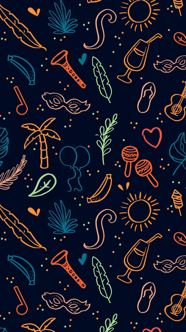 Обои узор, дизайн, визуальное искусство, иллюстрация, текст в разрешении 720x1280