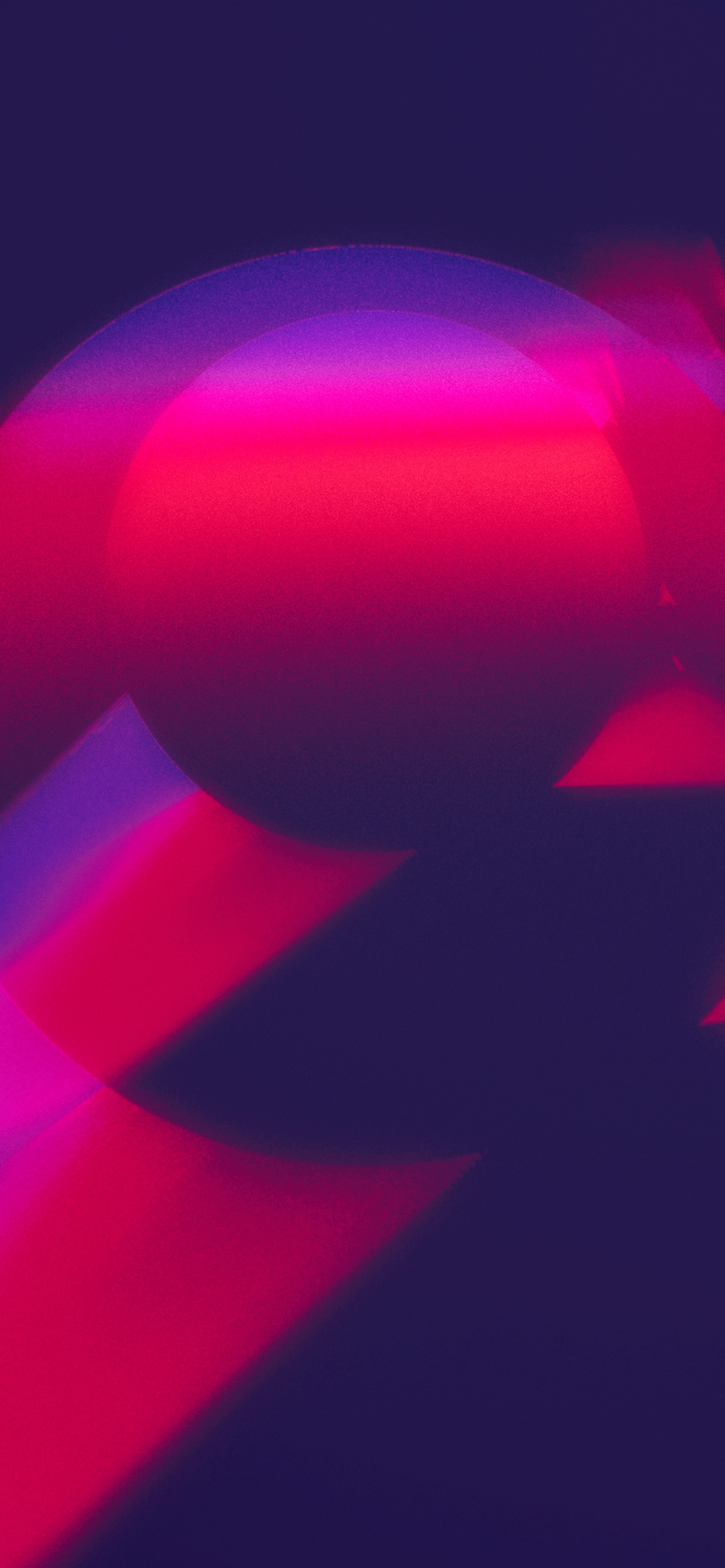 Обои свет, синий, красный цвет, пурпурный цвет, розовый в разрешении 1242x2688